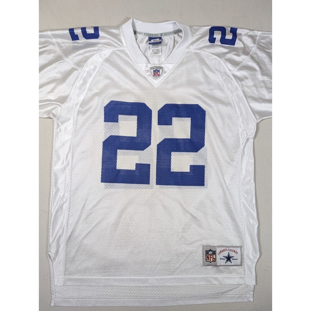 Vintage Reebok Legends Dallas Cowboys Emmitt Smith #22 NFL Jersey Men’s XL Y2K